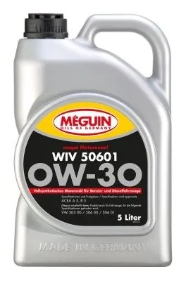 6322 Meguin Синт. мот.масло Megol Motorenoel WIV 50601 0W-30 A5/B5 (5л) 6322 MEGUIN