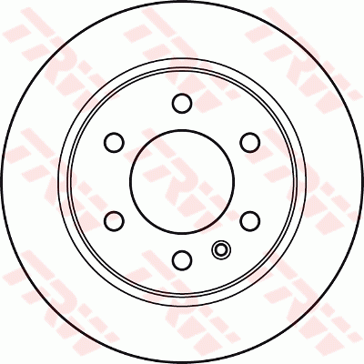 Диск тормозной VW Crafter (06-) MERCEDES Sprinter (06-) задний (1шт.) TRW DF4823S TRW