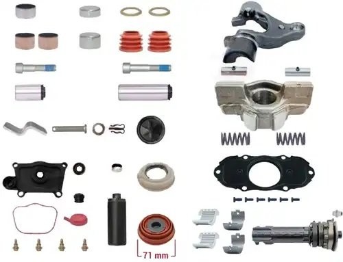 Р/к суппорта полный SyT7 KNORR NEXTT BRC2270 BREMHOF