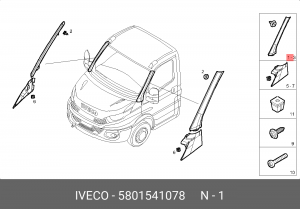 5801541078 ВНЕШНЯЯ ПАНЕЛЬ 5801541078 IVECO