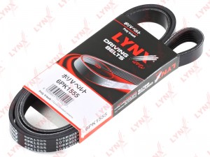 Ремень поликлиновой 6PK1555 LYNXAUTO