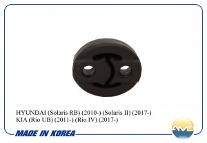 Резинка крепления глушителя HYUNDAI Solaris RB, 2010-, Solaris II, 2017-, KIA Ri AMD.SB1621 AMD