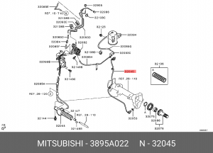 ДАТЧИК МУФТЫ СВОБОДНОГО ХОДА 3895A022 3895A022 MITSUBISHI
