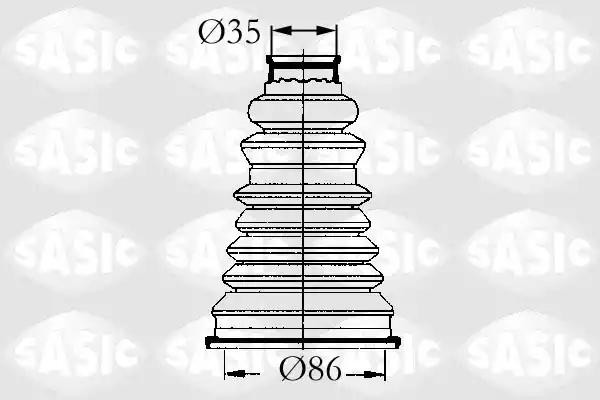 Пыльник ШРУСа внешний RENAULT LOGAN, SANDERO 4003432 4003432 SASIC