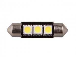 Лампа светодиодная 12V C5W 2.1W SV8.5-8 двухцокольная белая блистер (2шт.) XENIT 1009242 XENITE