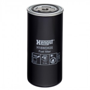 Фильтр топливный M16*1.5  H=212.0 mm; DAF95-XF, IVECO CURSOR; KMZ дв.740.63-360, H18WDK05 HENGST