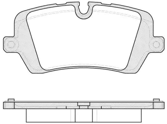 1541 00 колодки дисковые з.!\ Land Rover Range Rover/Range Rover Sport 5.0/3.0TD 154100 REMSA