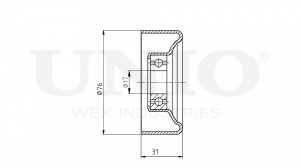 Ролик натяжной приводного ремня TNS-10001 UNIO