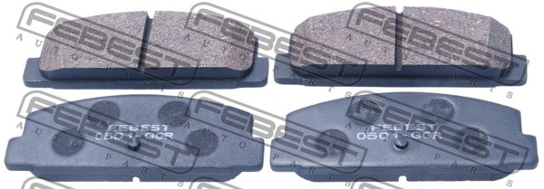 Колодки тормозные дисковые 0501-GGR 0501-GGR FEBEST