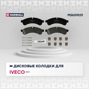 Торм. колодки дисковые задн. Iveco Daily IV-VI 06- M2629231 M2629231 MARSHALL
