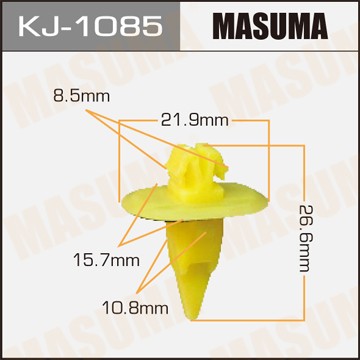 Пистон обивки универсальный MASUMA KJ1085 MASUMA