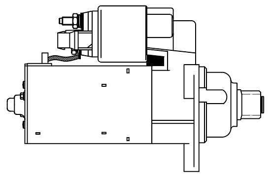 Стартер для а/м VAG Sharan (97-)/Ford Galaxy (95-) 1.9TDI 2кВт (LSt 1891) LST1891 START VOLT