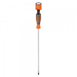 Отвертка шлицевая SL6.0x300мм с эргономичной рукояткой магнитная, пласт.подвес ( ATAW065 AIRLINE