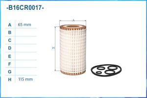 Фильтр масляный элемент B16CR0017 B16CR0017 CWORKS