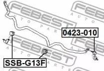 ВТУЛКА ПЕРЕДНЕГО СТАБИЛИЗАТОРА D21 подходит для SUBARU IMPREZA XV G33 2011-2016  SSB-G13F FEBEST