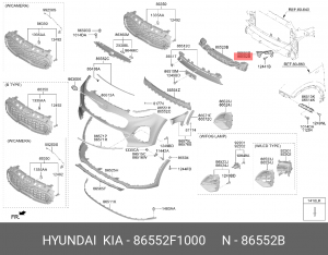 KIA SPORTAGE (2016>) 86552F1000 HYUNDAI KIA