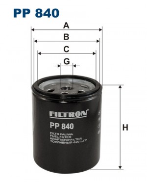 фильтр топливный!\ MB W123/W460/W463 2.0D-3.0D/TD <92 PP840 FILTRON