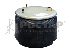 Пневморессора со стаканом (металл) 2 шп.+возд. 1 отв.); CF657585IVXF105 R836DFS10 ROSTAR