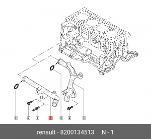RENAULT CLIO/SYMBOL (1998-2008) LAGUNA (1994-1999) 8200134513 RENAULT