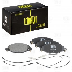 Колодки торм. Citroen C5 (01-)/C5 (04-) диск. перед. 170x63 (PF 4201) PF 4201 TRIALLI