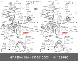 ГАЙКА М40 1339612003 HYUNDAI