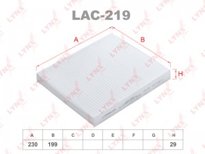 NISSAN PATROL (Y62) (2010>) НЕ УГОЛЬНЫЙ LAC-219 LYNXAUTO