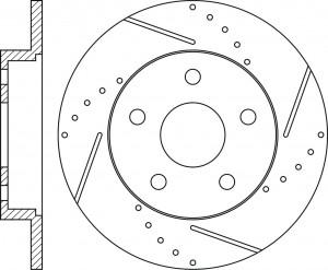 Диск тормозной Performance FORD FOCUS 2005-2012 RN1189DSET RN1189DSET NIBK