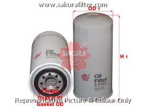 Фильтр масляный NISSAN Condor,Civilian SAKURA C6101 SAKURA