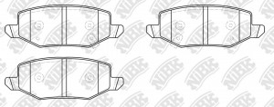 Колодки тормозные HAVAL Jolion (20-) задние (4шт.) NIBK PN6026 NIBK