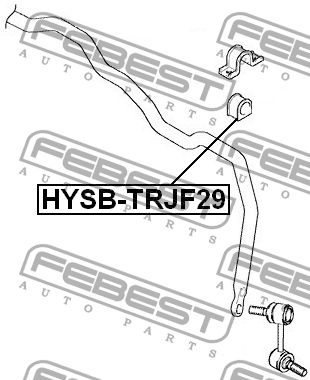 Втулка стабилизатора HYSB-TRJF29 HYSB-TRJF29 FEBEST