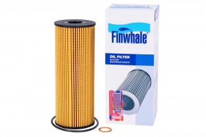 Фильтр масляный (картридж) DIZ/бензин Kyron All, Rexton All, Actyon All, Musso A LF801 FINWHALE