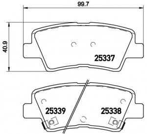 Колодки тормозные P30067 P30067 BREMBO