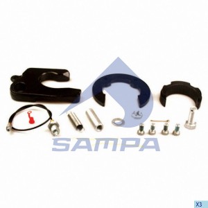 Р/к захвата седла (мп) подк+пласт.вст+захват+трубка ЦС+палец+пруж+болты Jost JSK 095.539 SAMPA