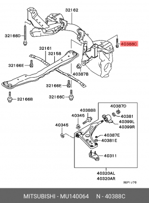 OUTLANDER (CU) (2003>) MU140064 MITSUBISHI
