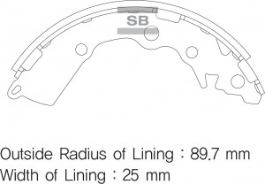 Колодки тормозные бар. KIA PICANTO 11- SA156 SA156 SANGSIN