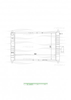 Радиатор DAEWOO Matiz 98- KK0135 KK0135 FREE Z