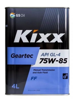Масло трансмиссионное Geartec FF GL-4 75W85 п/синт.4л KIXX L271744TE1 KIXX
