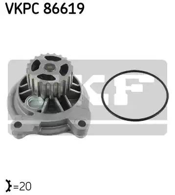помпа! 20z\ Audi 100/A6, VW LT/Transporter 2.4D/2.5TDi 90> VKPC86619 SKF