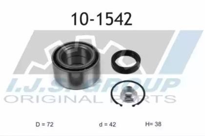 к-кт подшипника ступицы! передней\ Subaru Legacy 90-94 10-1542 IJS GROUP