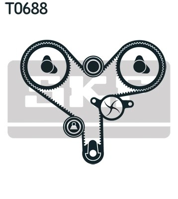 рем.к-кт ГРМ!\ Lexus RX300 3.0 01-03> VKMA91911 SKF