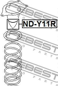 Отбойник амортизатора ND-Y11R ND-Y11R FEBEST