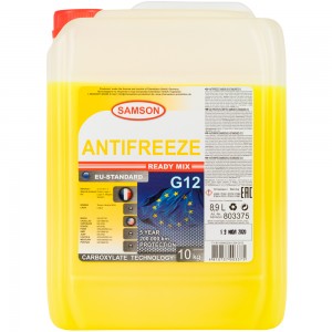 Samson EU-Standard G12 10KG антифриз! желтый, готовый Carboxylate\ 803375 SAMSON