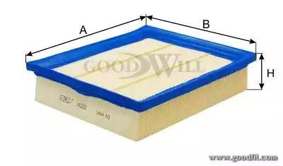Фильтр воздушный AG202 AG 202 GOODWILL