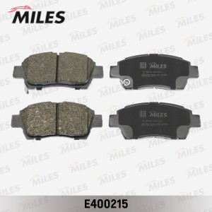 Колодки тормозные передние (без датчика) (Смесь Low-Metallic) (TOYOTA YARIS / VI E400215 MILES