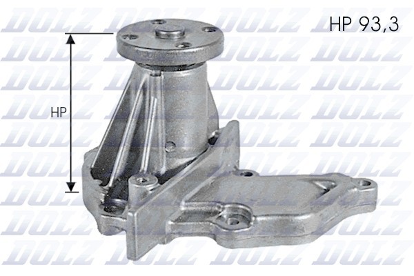 Насос водяной FORD Focus,Fiesta,Fusion (02-) DOLZ F133 DOLZ