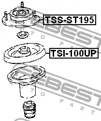 Опора амортизатора (гидравл) TOYOTA CALDINA 92-02 TSS-ST195 TSS-ST195 FEBEST