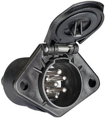 Розетка 7 полюсов (пластик, винты) 8JB008085-001 HELLA