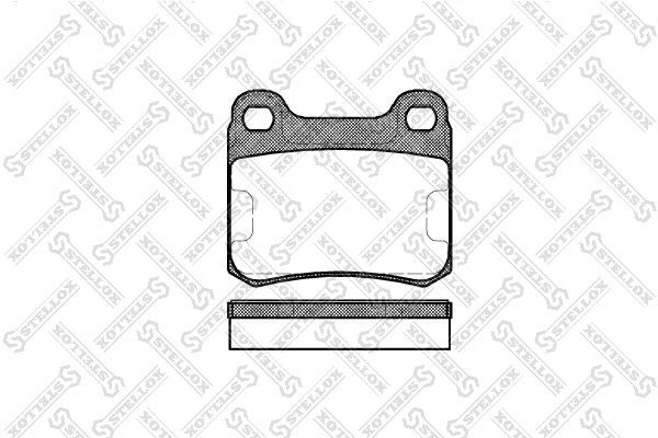 157 00=FDB328 !колодки дисковые з.\ MB W201 1.8-2.5TD 82-94 168-000-SX STELLOX