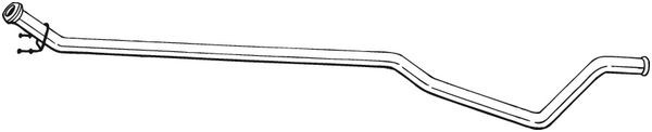 Труба глушителя промежуточная PEUGEOT 307 (05-) BOSAL 952-155 BOSAL
