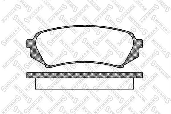 706 00=FDB1457=224549 !колодки дисковые з.\ Toyota Land Cruiser100 4.7i/4.2TD 98 717-000B-SX STELLOX